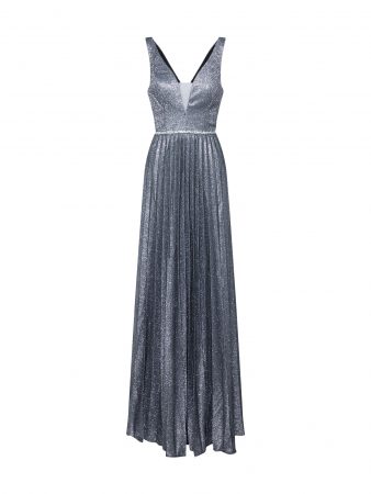 Mascara Rochie de seară 'PLEATED SKIRT'  gri metalic