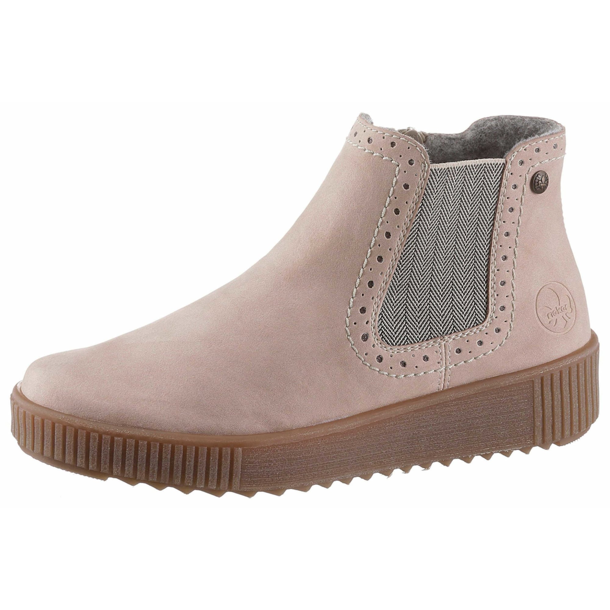 RIEKER Ghete chelsea  gri / pudră