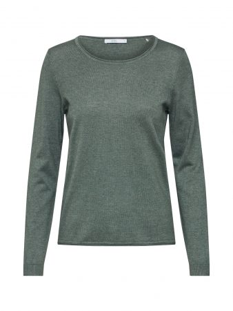 EDC BY ESPRIT Pulover 'OCS BASIC Rneck'  kaki