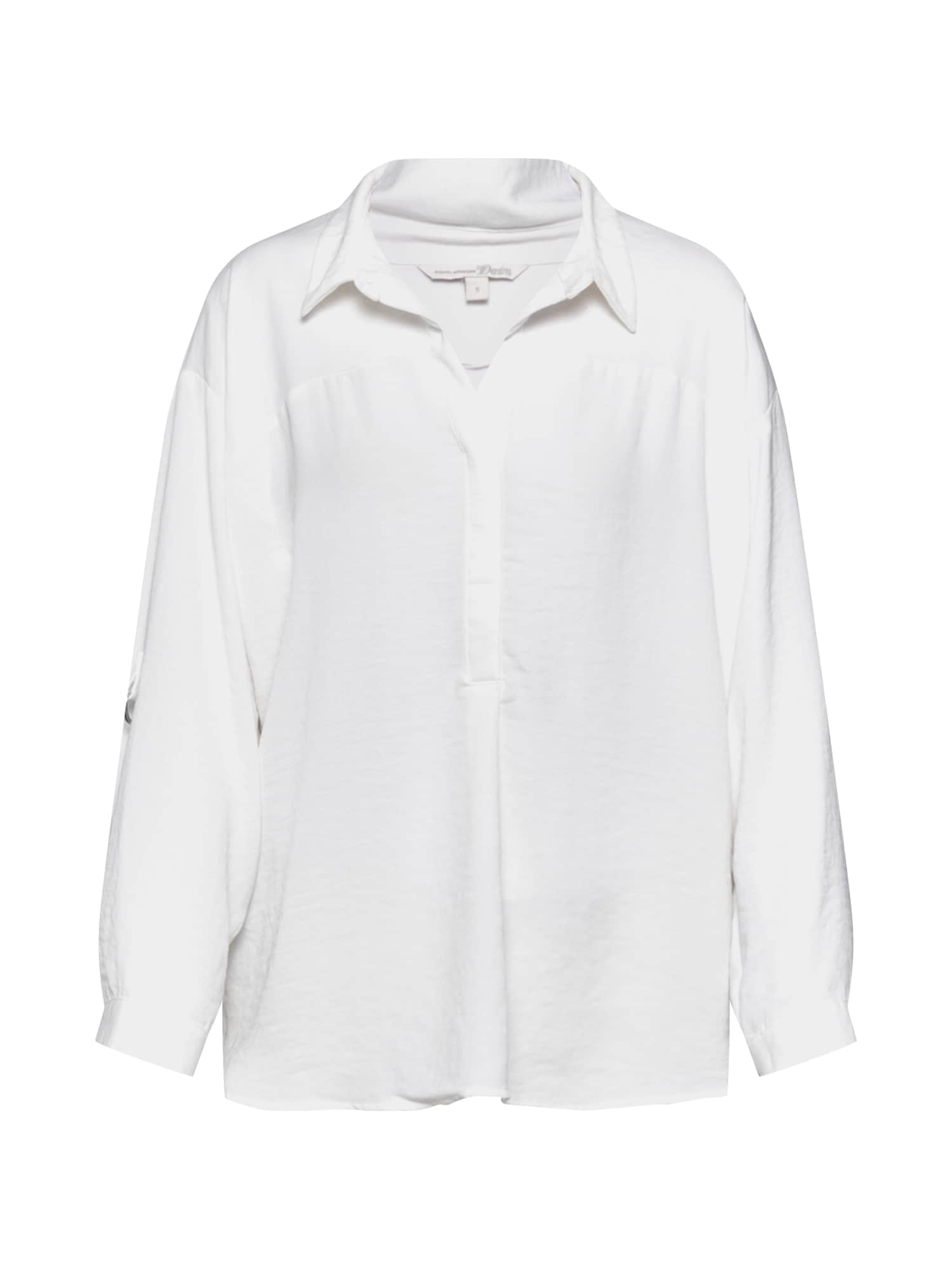 TOM TAILOR DENIM Bluză  alb