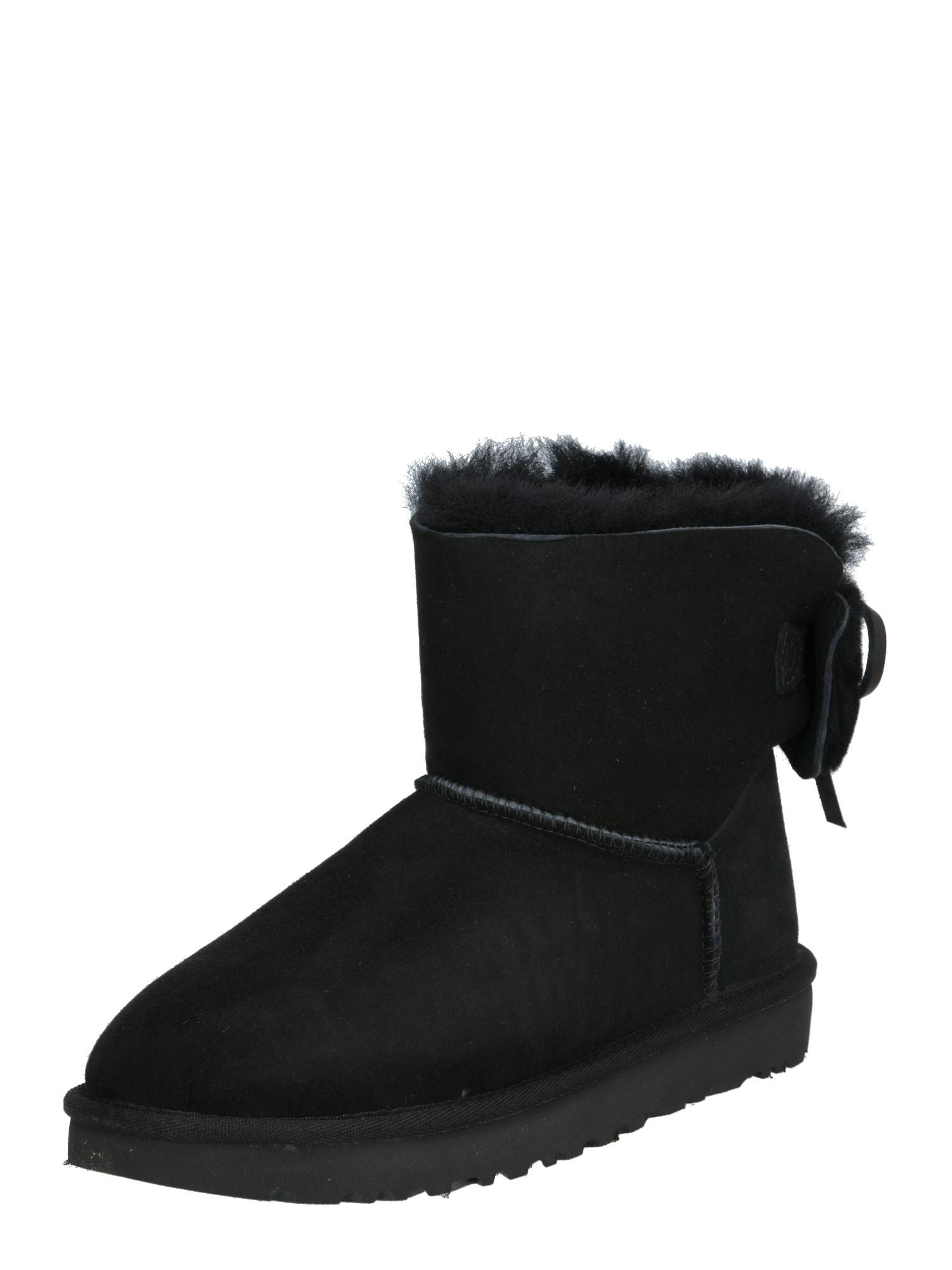 UGG Bocanci de zăpadă 'CLASSIC DOUBLE BOW MINI'  negru