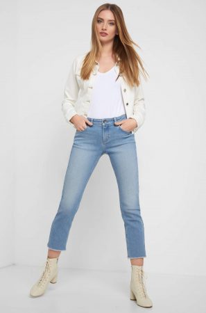 Blugi drepți cropped