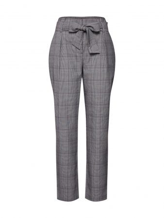 ONLY Pantaloni 'onlMUST NICE  HW PAPERBAG PANTS TLR'  gri / alb