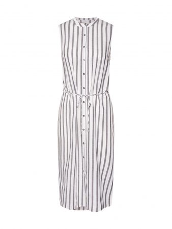 VILA Rochie tip bluză 'TINNA'  crem / gri deschis