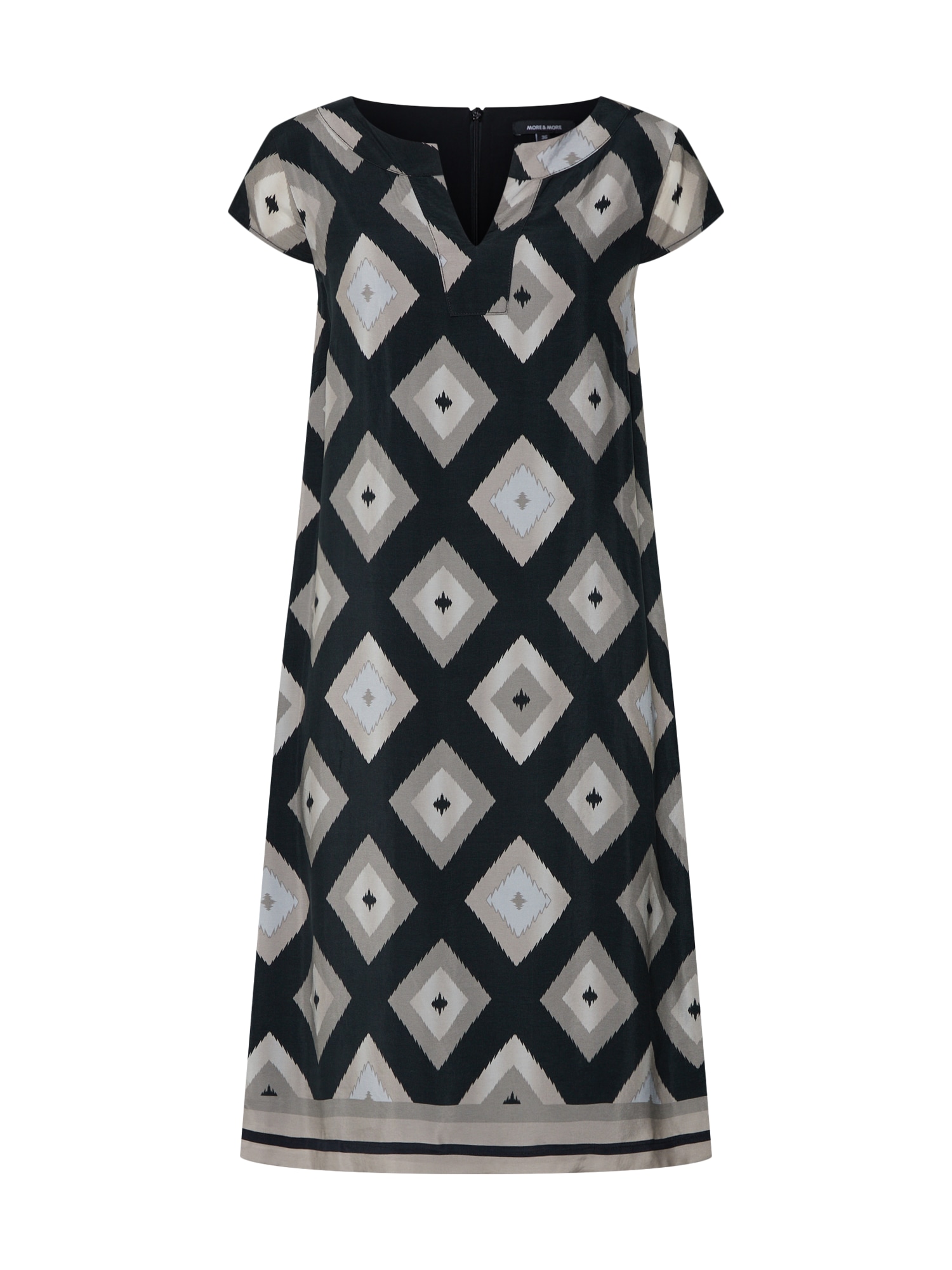 MORE & MORE Rochie  gri-maro / gri-bej / gri deschis / negru