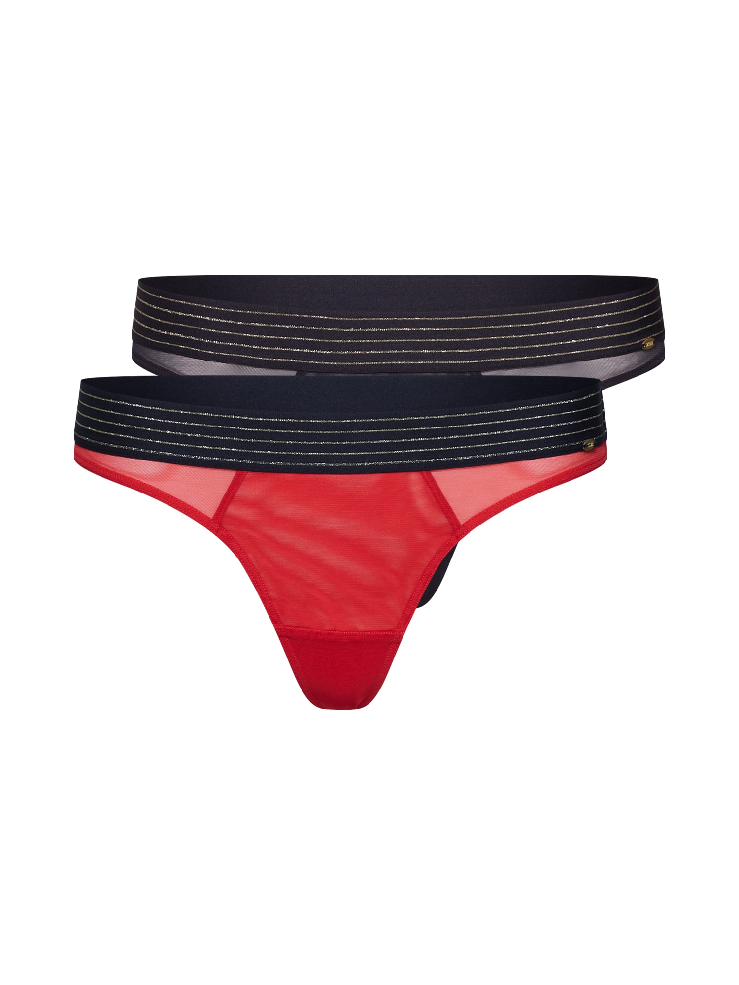 Skiny Tanga 'Little Something'  negru / roșu