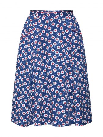 Blutsgeschwister Fustă 'glamourous grace skirt'  albastru / alb