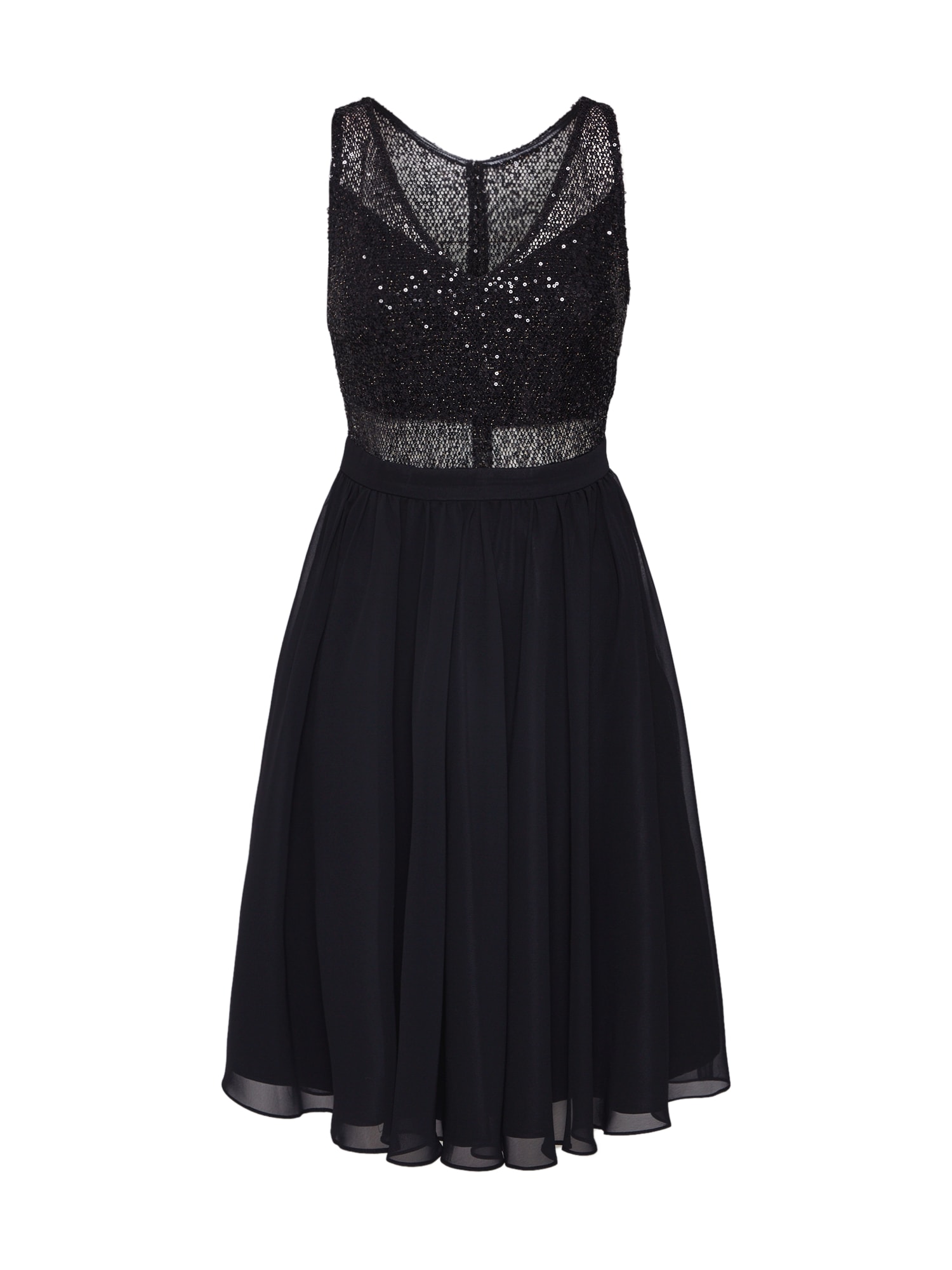 SWING Rochie de cocktail negru / argintiu