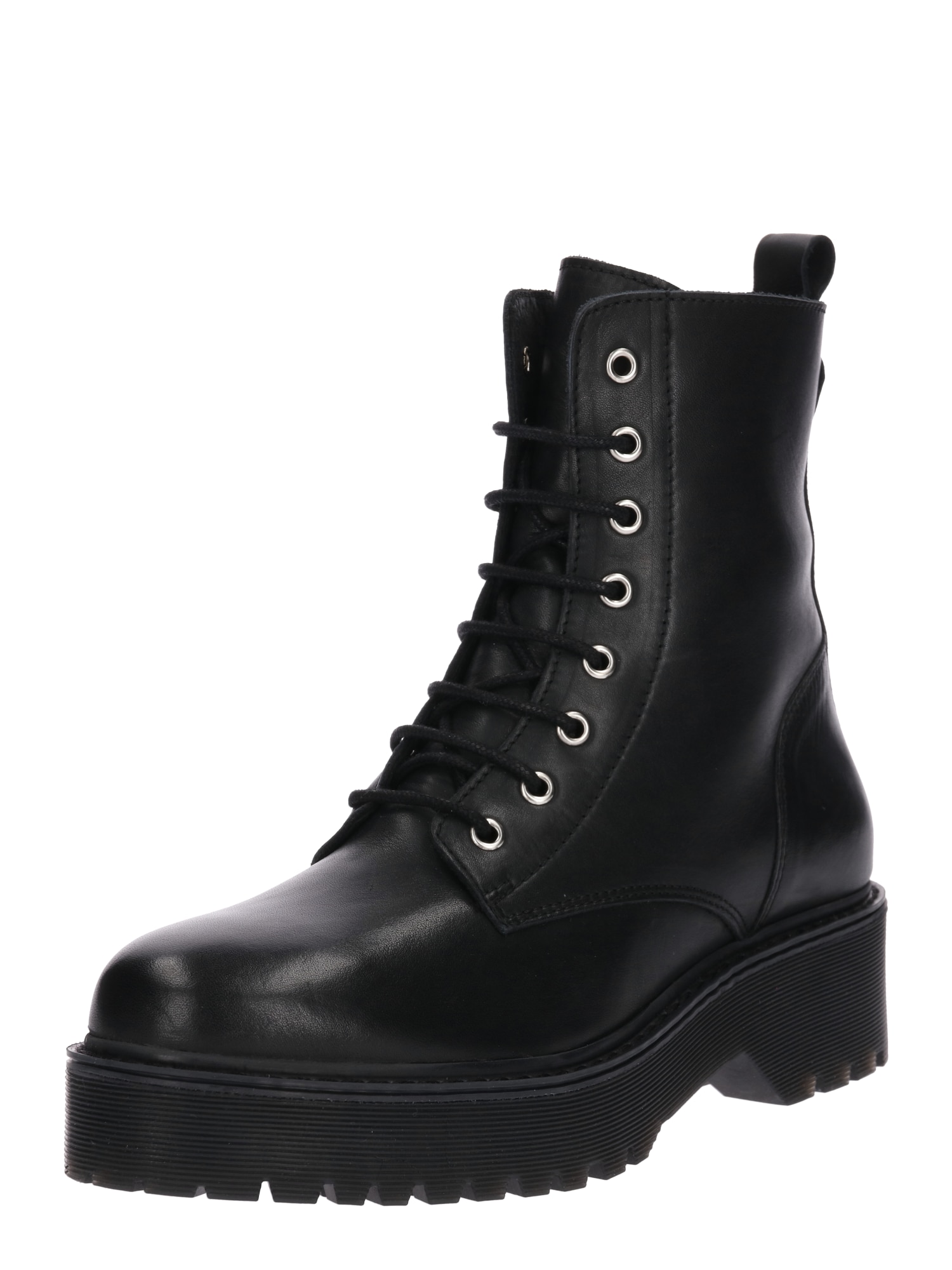 ABOUT YOU Ghete cu șireturi 'Kimberly'  negru