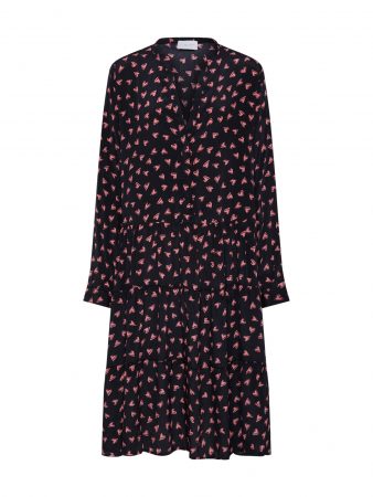 Neo Noir Rochie tip bluză 'Raya Love Dress'  roșu / negru