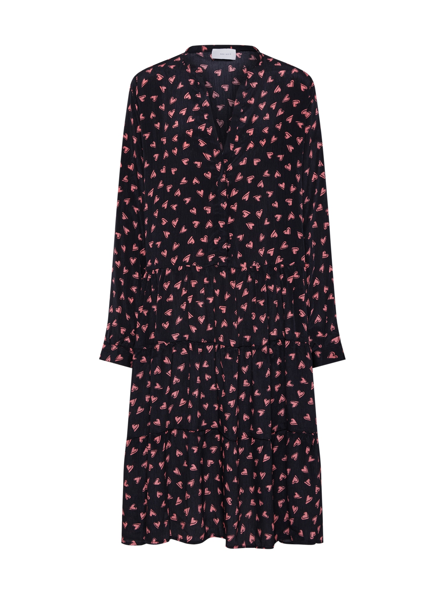 Neo Noir Rochie tip bluză 'Raya Love Dress'  roșu / negru