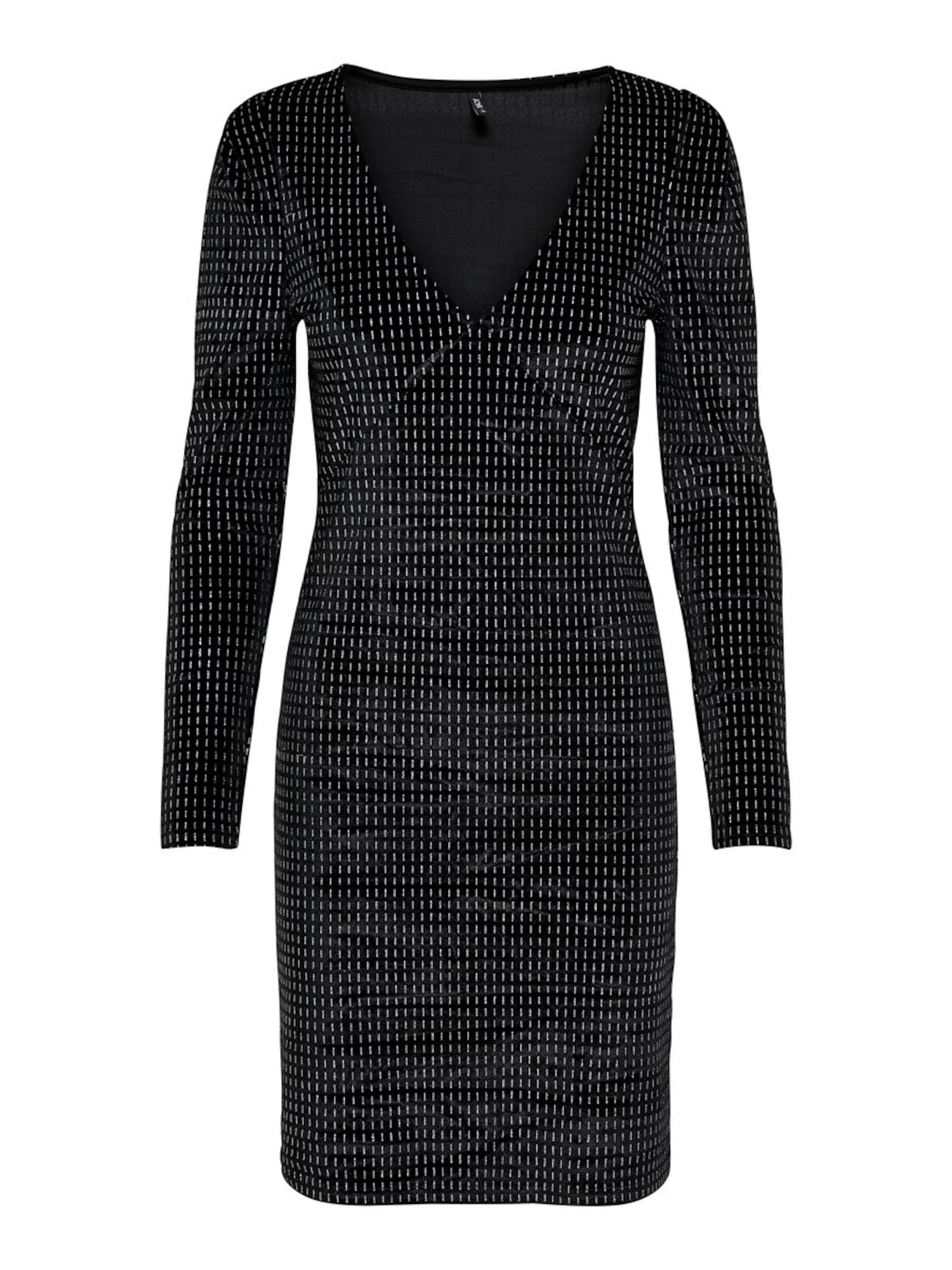 ONLY Rochie  negru / argintiu
