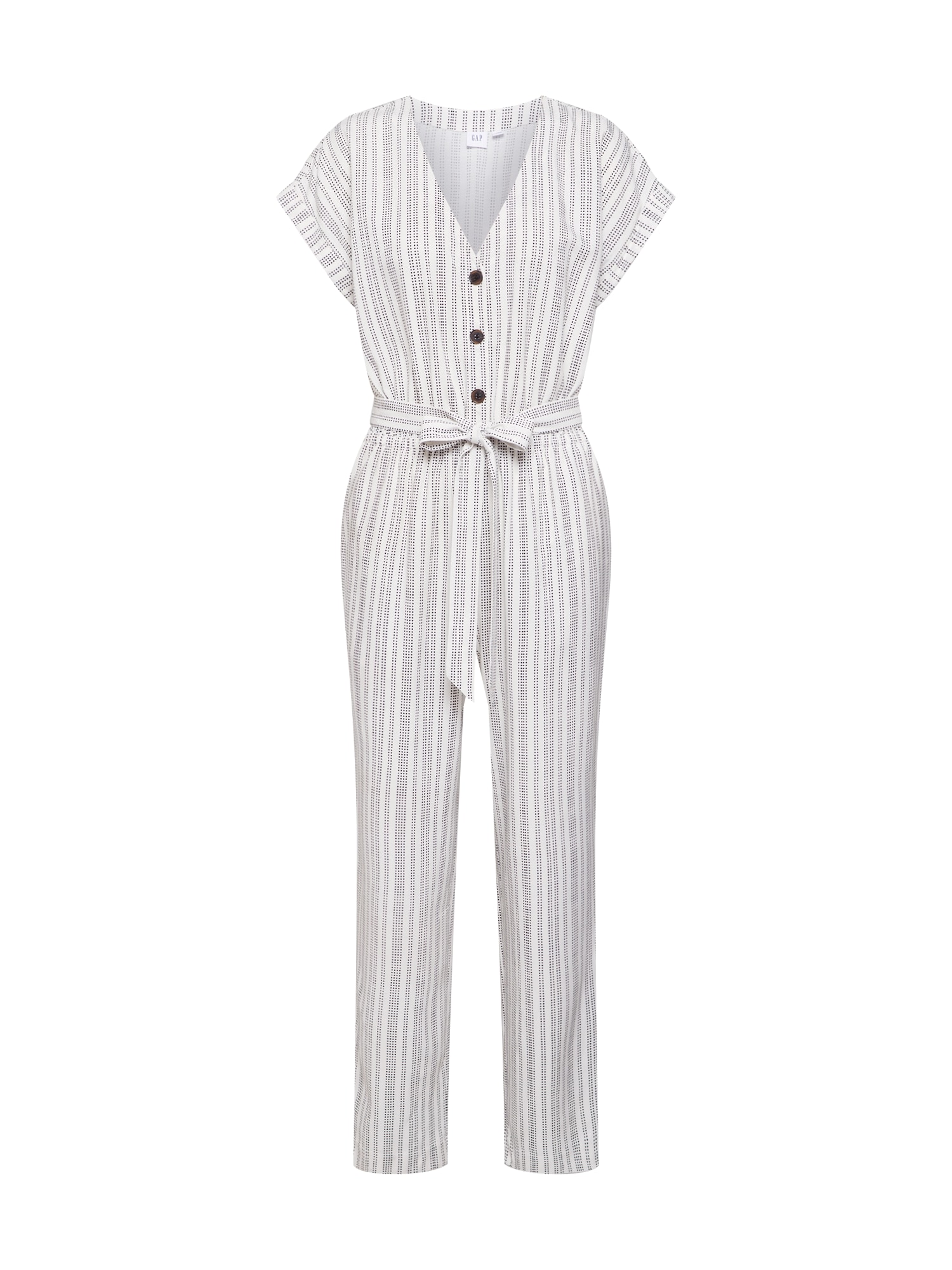 GAP Salopeta 'SS KIMONO JUMPSUIT'  negru