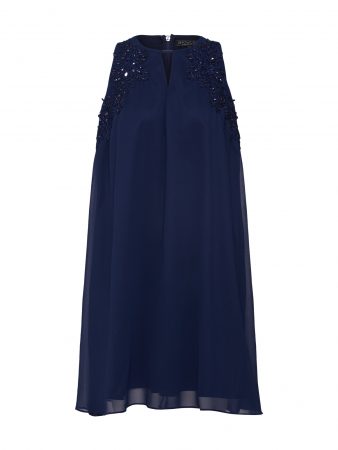 Dorothy Perkins Rochie 'NYLAH BLUSH NOTCH NK TRAPEZE'  navy
