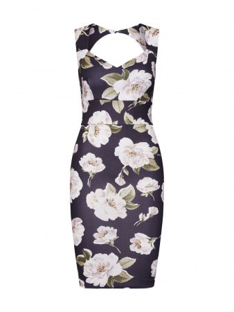 Boohoo Rochie de cocktail  roz pastel / negru