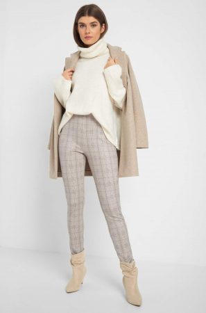 Treggings în carouri