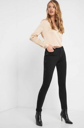 Jeggings cu perle