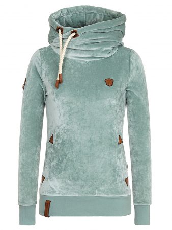 Naketano Bluză de molton 'Darth Mack'  mentă