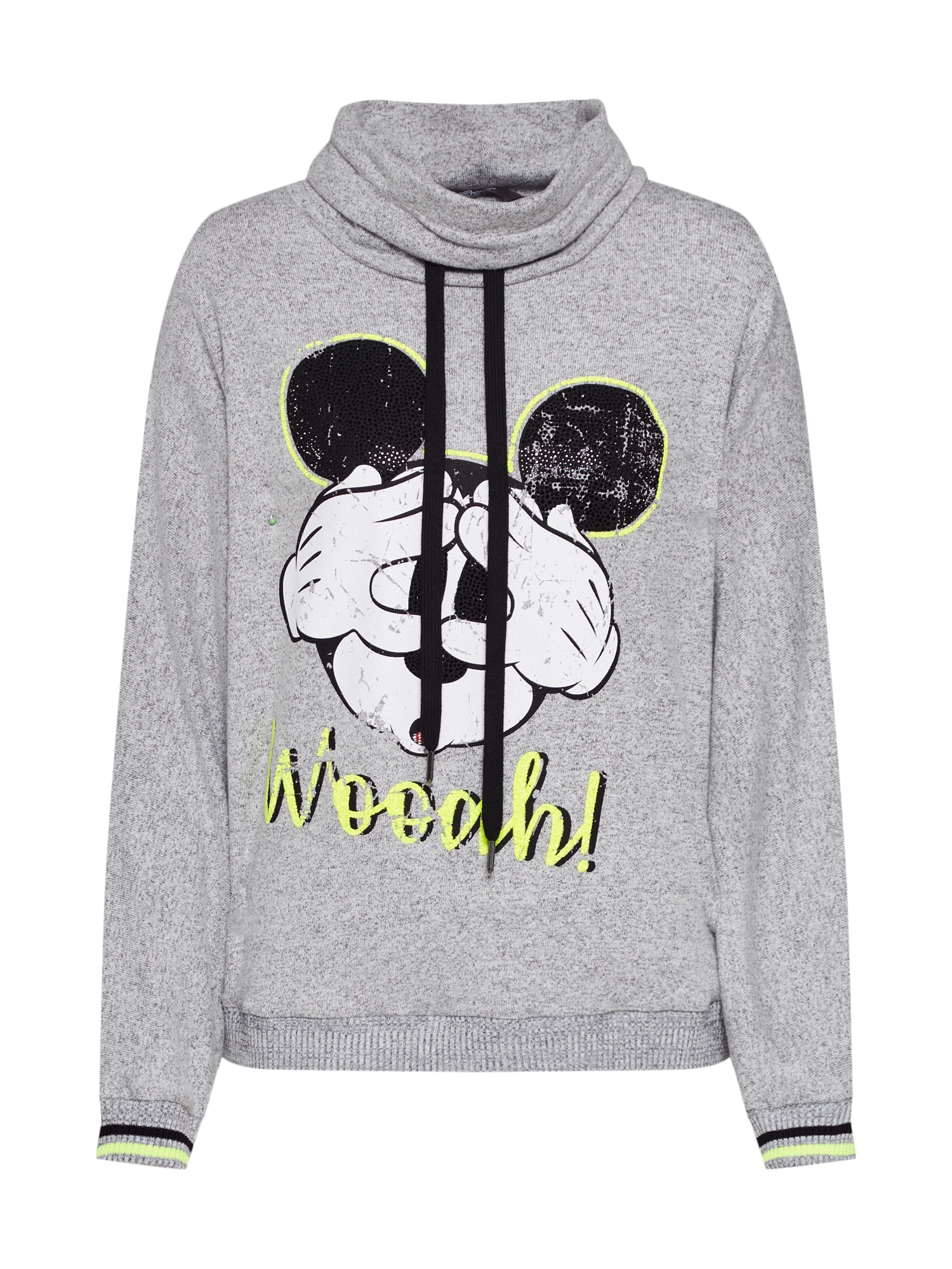 PRINCESS GOES HOLLYWOOD Bluză de molton 'Disney mickey wooah sweater'  gri