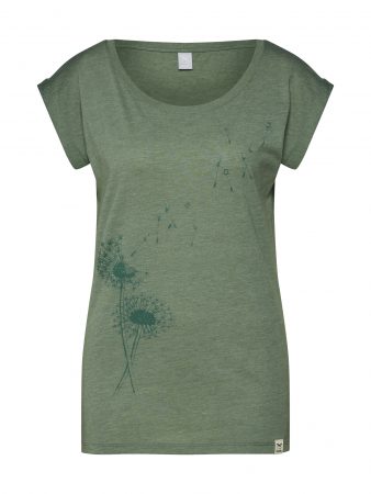 Iriedaily Tricou 'Pusteblume'  oliv