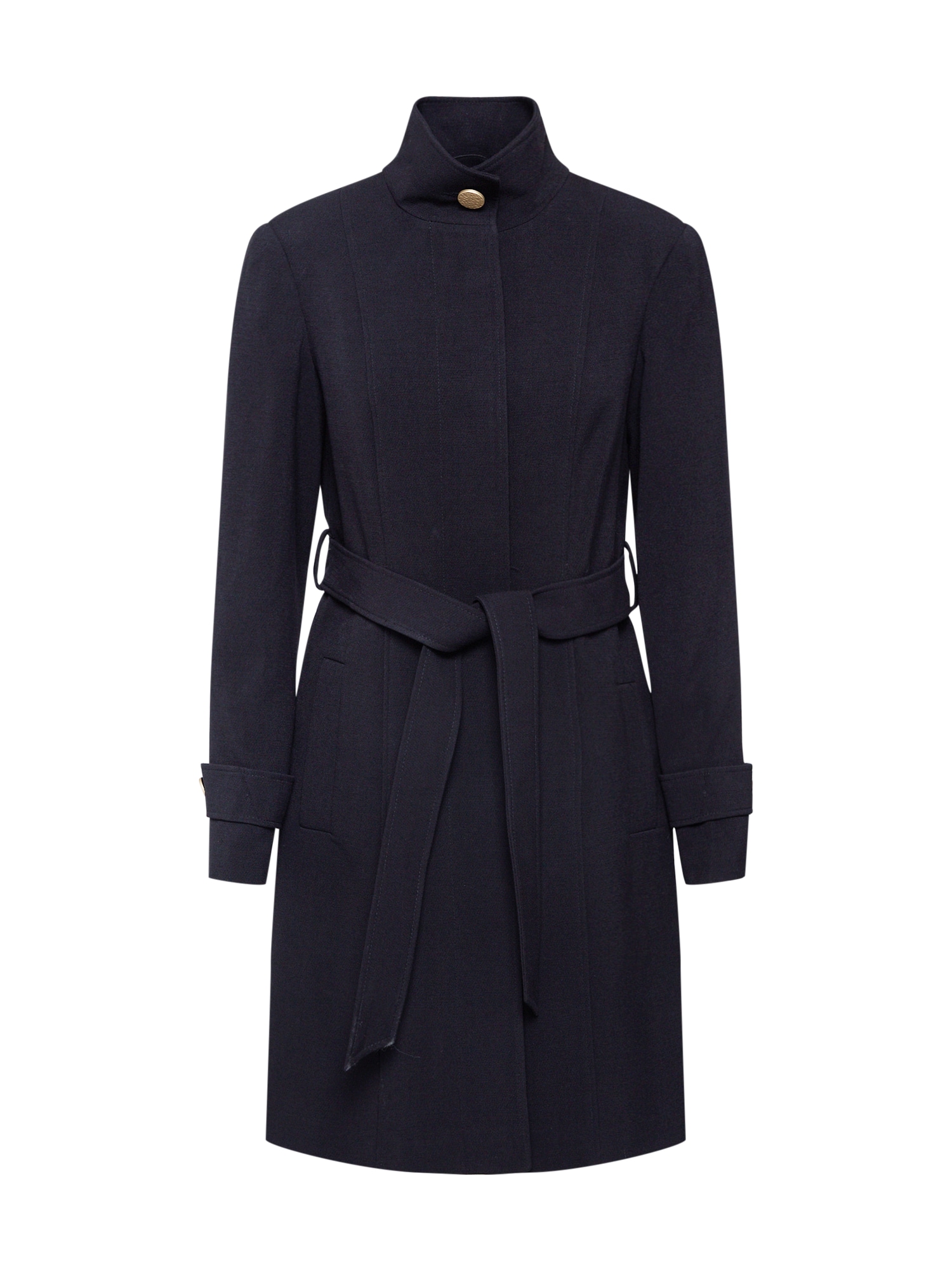 Dorothy Perkins Palton de primăvară-toamnă 'CREPE GLOSSY '  negru