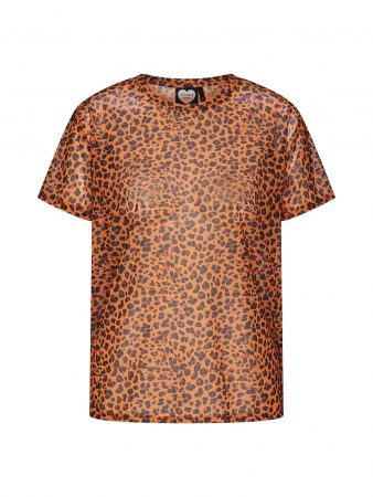 CATWALK JUNKIE Tricou 'TS GOLDEN CHEETAH'  maro