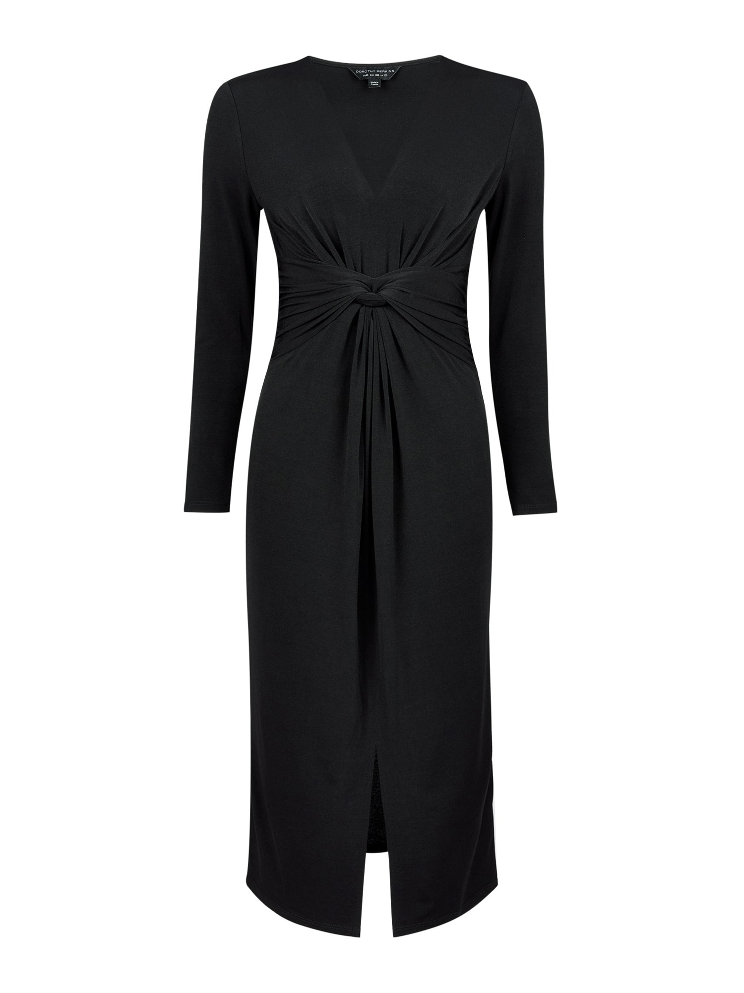 Dorothy Perkins Rochie de cocktail 'BLK SUEDE PCKT SHIFT'  negru