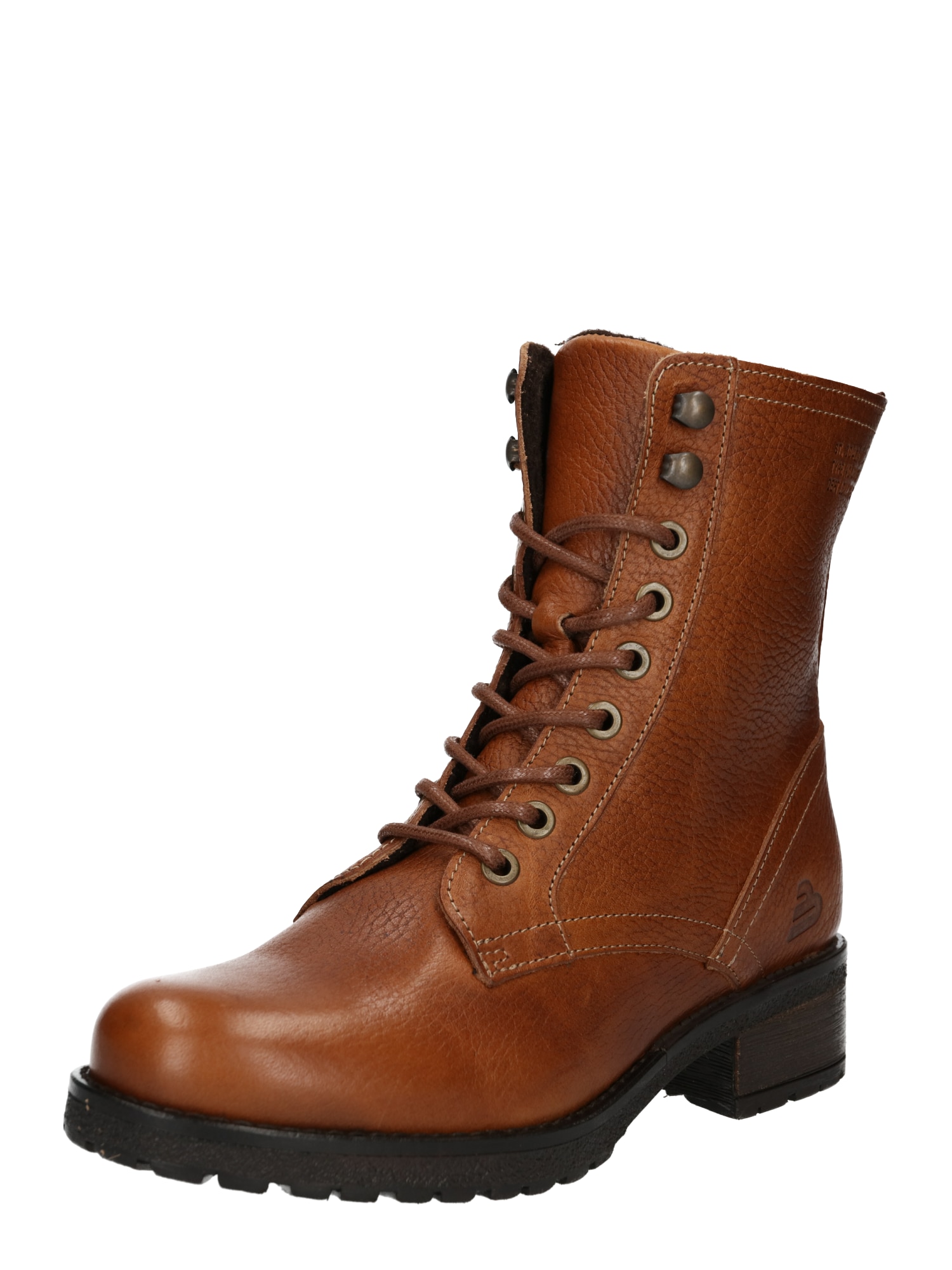 BULLBOXER Ghete cu șireturi  coniac