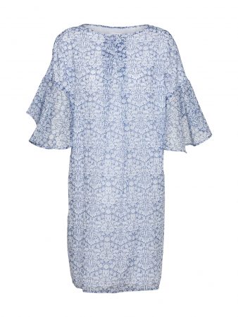 DRYKORN Rochie de vară 'MAEBEL'  albastru / alb