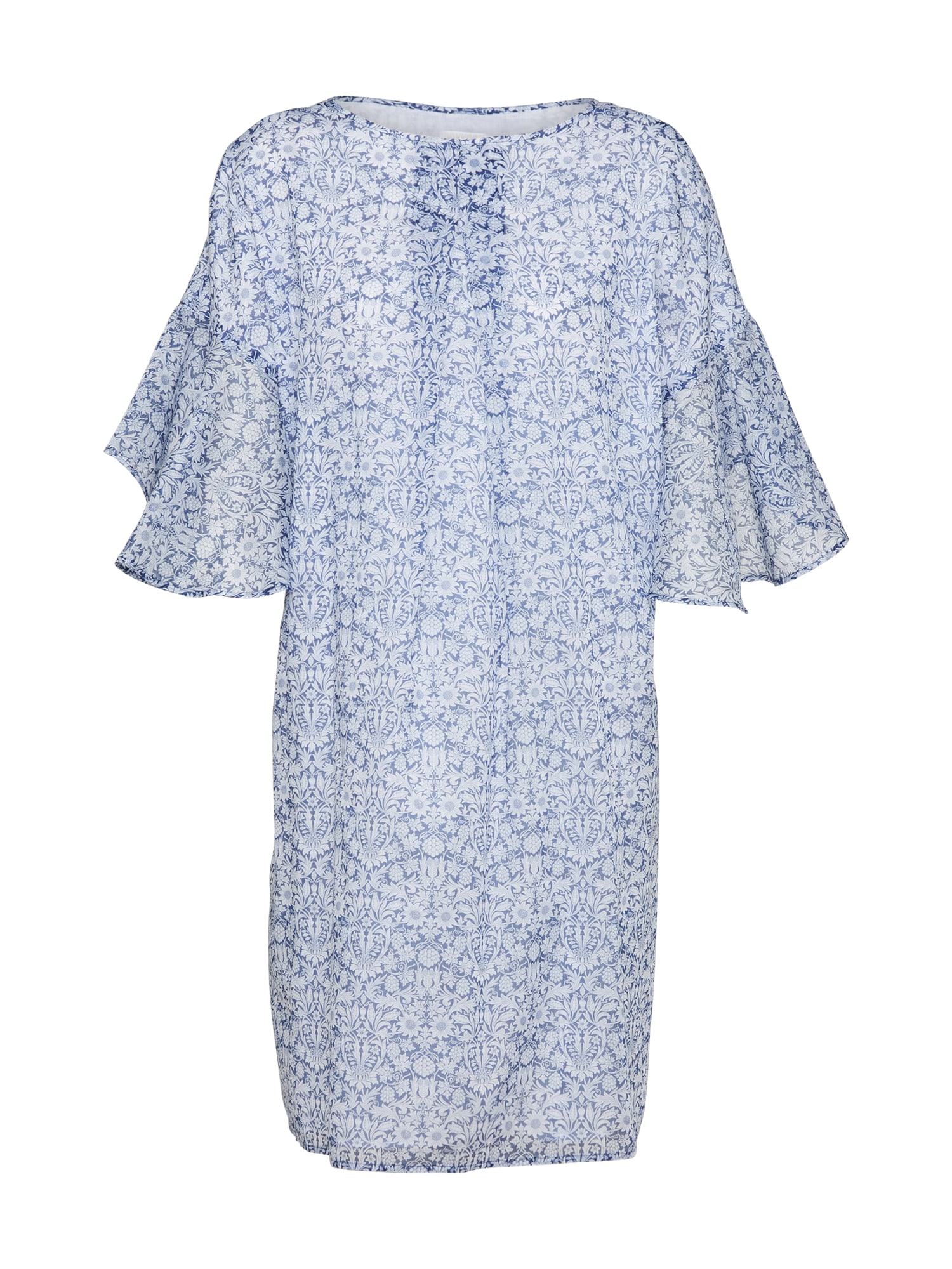 DRYKORN Rochie de vară 'MAEBEL'  albastru / alb