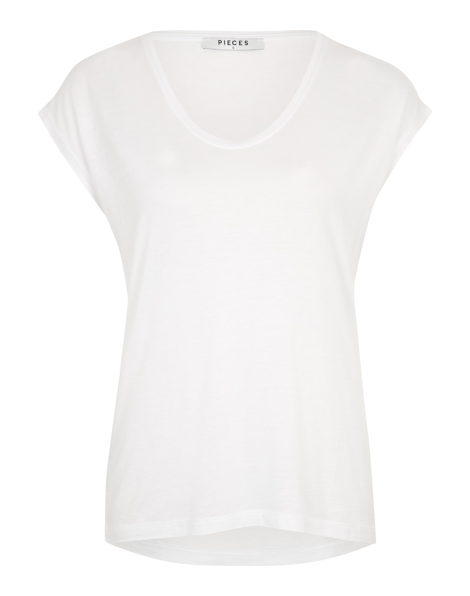 PIECES Tricou 'Billo'  alb