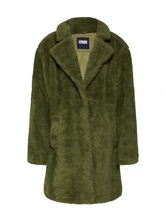 Urban Classics Palton de primăvară-toamnă 'Sherpa'  oliv