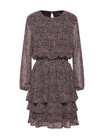 SISTERS POINT Rochie 'NICOLINE'  crem / roșu ruginiu