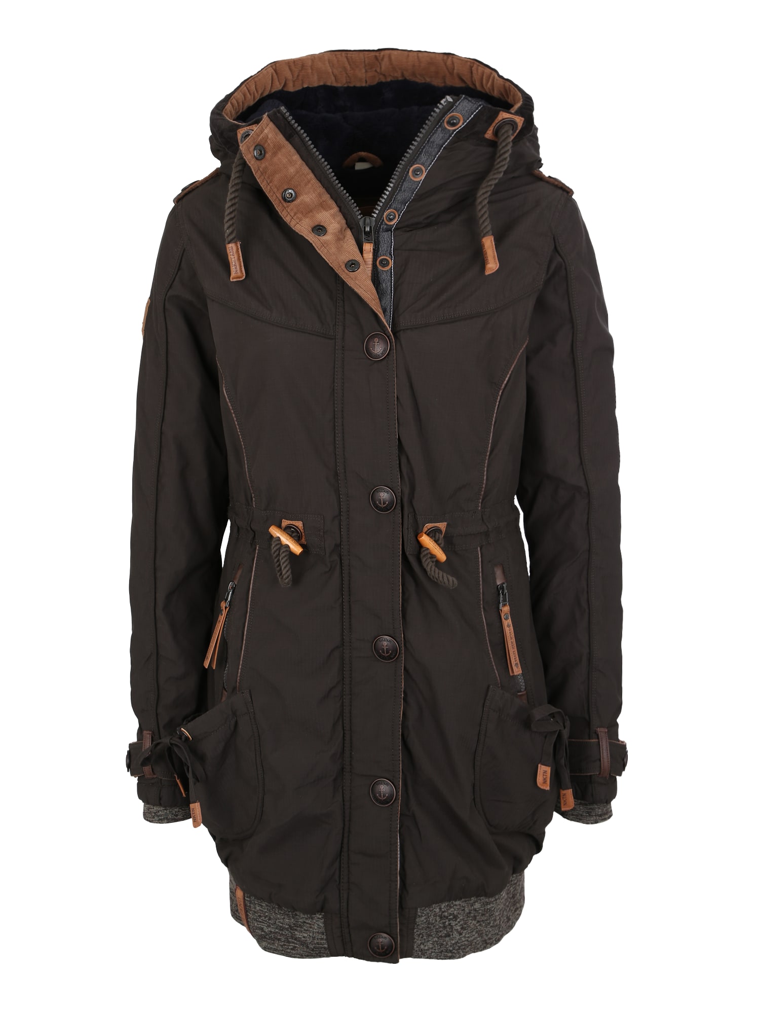 Naketano Parka de iarnă 'Becky Pupst'  negru