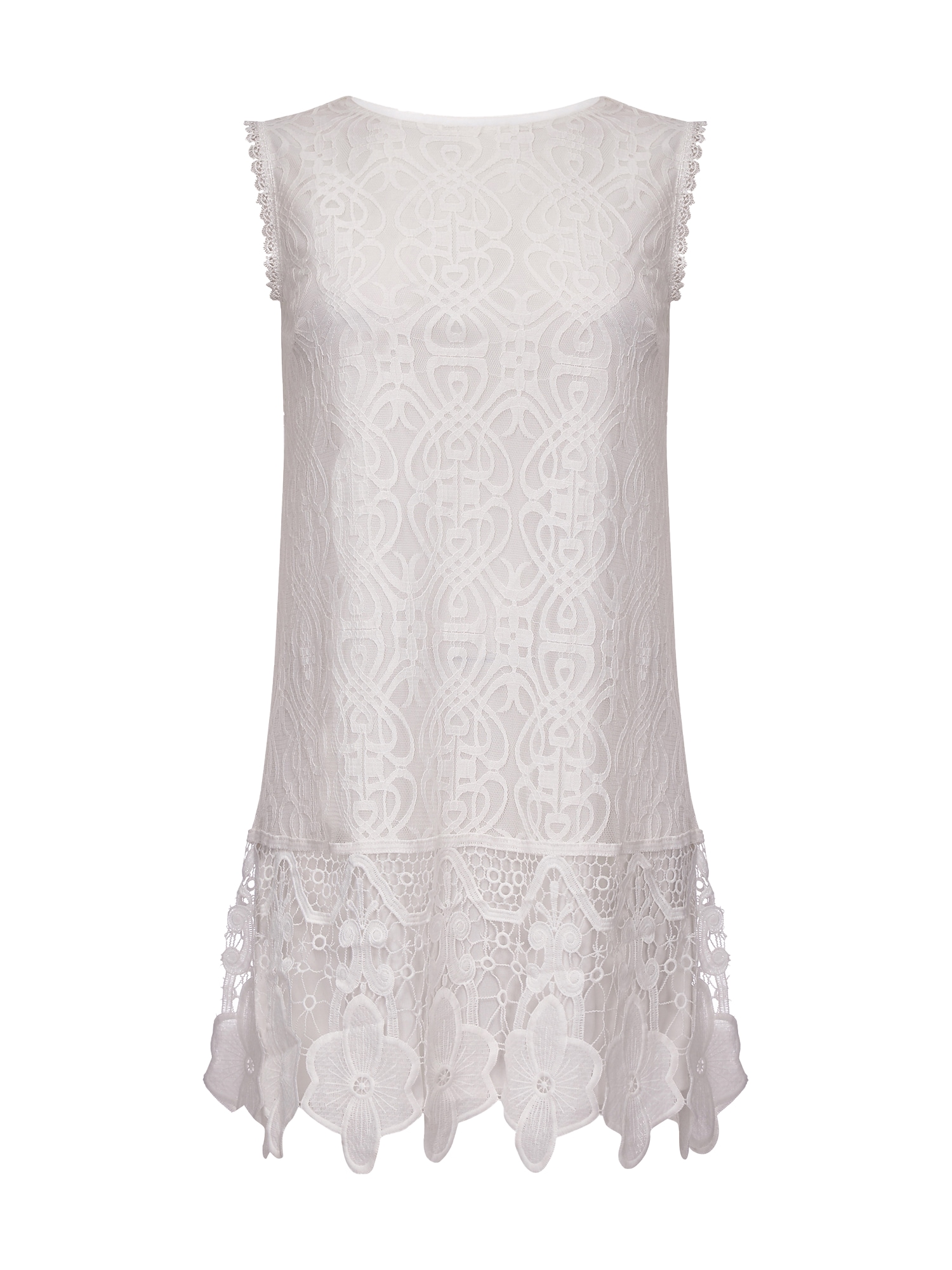 Mela London Rochie de cocktail alb