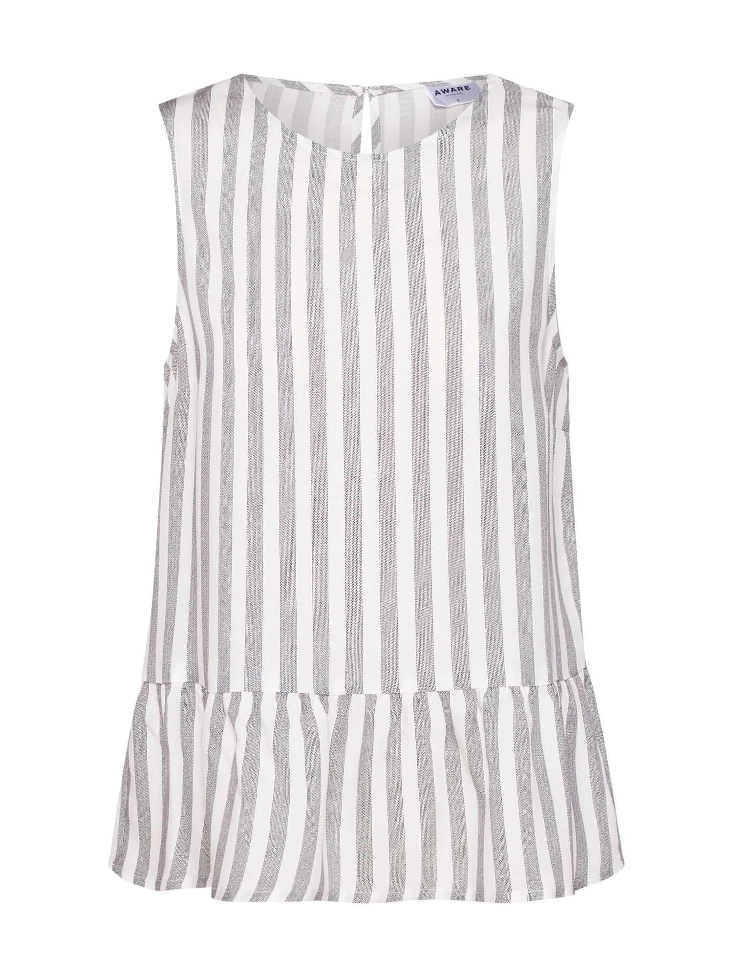 VERO MODA Bluză 'HAILEY'  crem / gri deschis