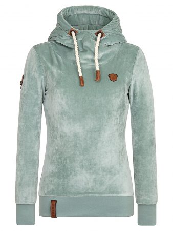 Naketano Bluză de molton 'Schmierlappen Mack'  verde deschis