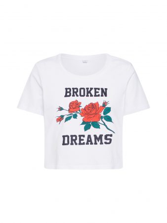 Merchcode Tricou 'Broken Dreams'  culori mixte / alb