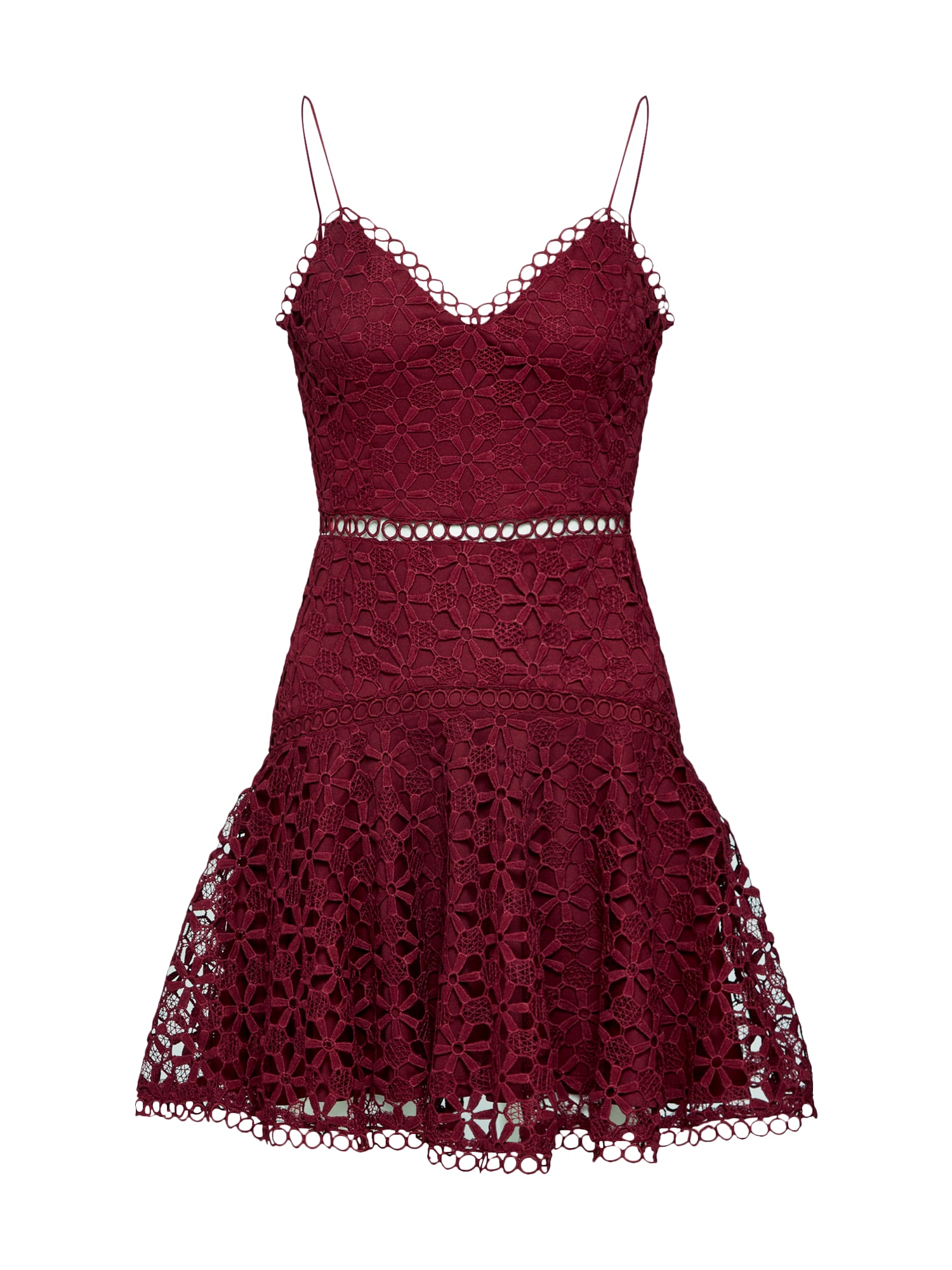 Love Triangle Rochie de cocktail bordeaux