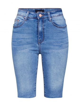 Lost Ink Jeans 'DENIM HR SKINNY KNEE SHORT'  denim albastru