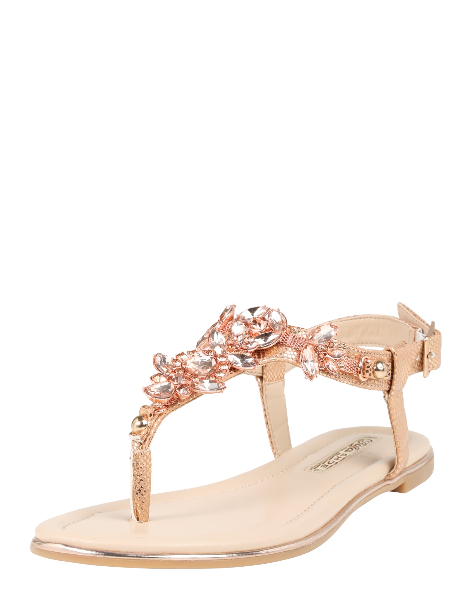 BUFFALO Flip-flops  roze / argintiu