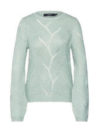 VERO MODA Pulover 'VMPOLLY LS PATTERN BLOUSE NOOS'  mentă