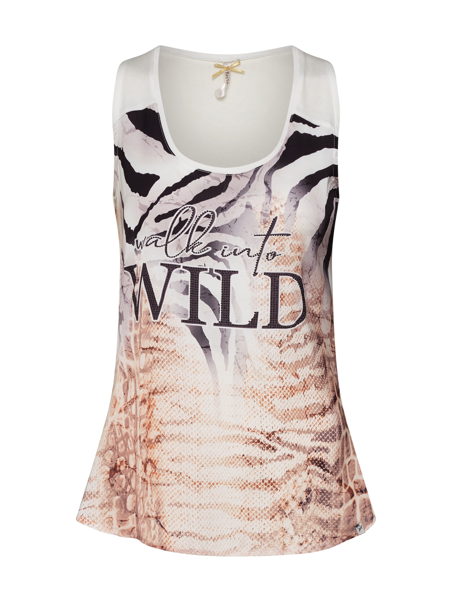 Key Largo Top  crem / culori mixte