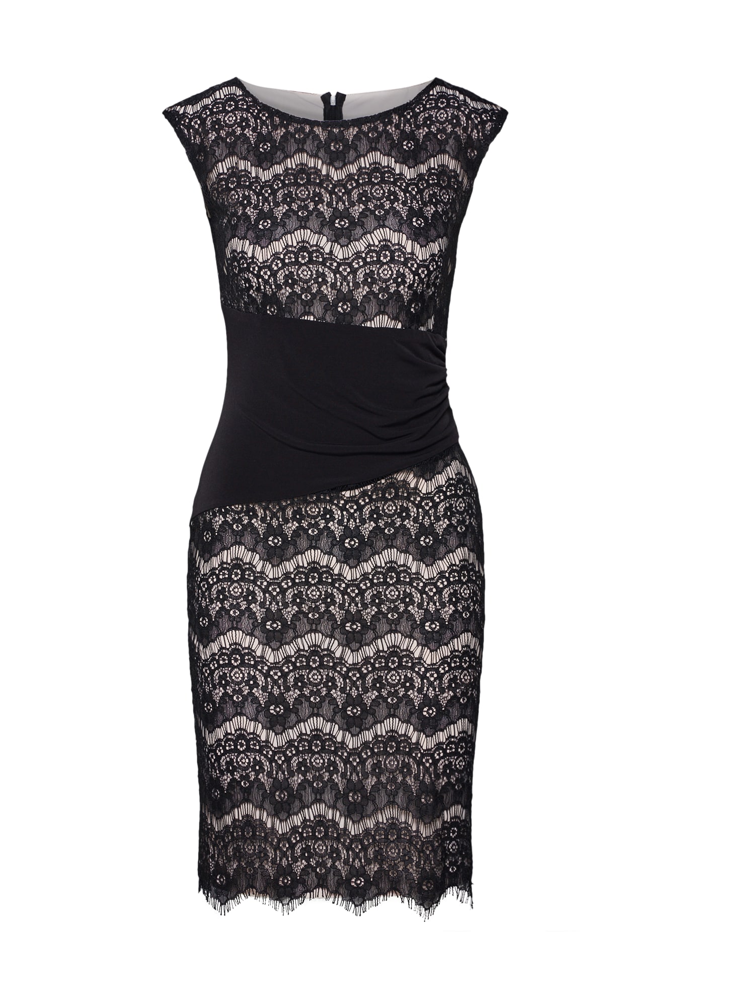 SWING Rochie de cocktail roz / negru