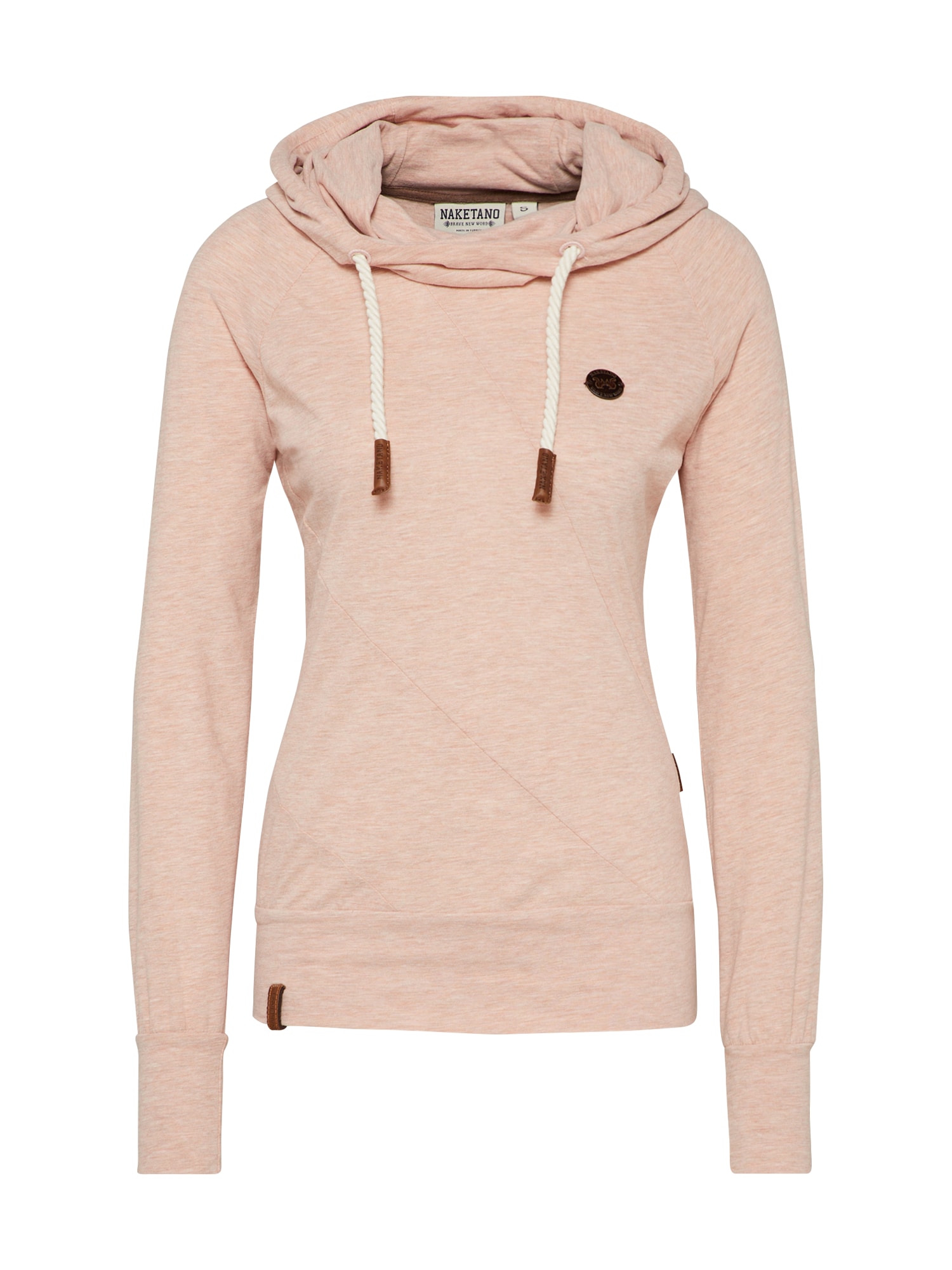 Naketano Bluză de molton 'Mandy'  pudră