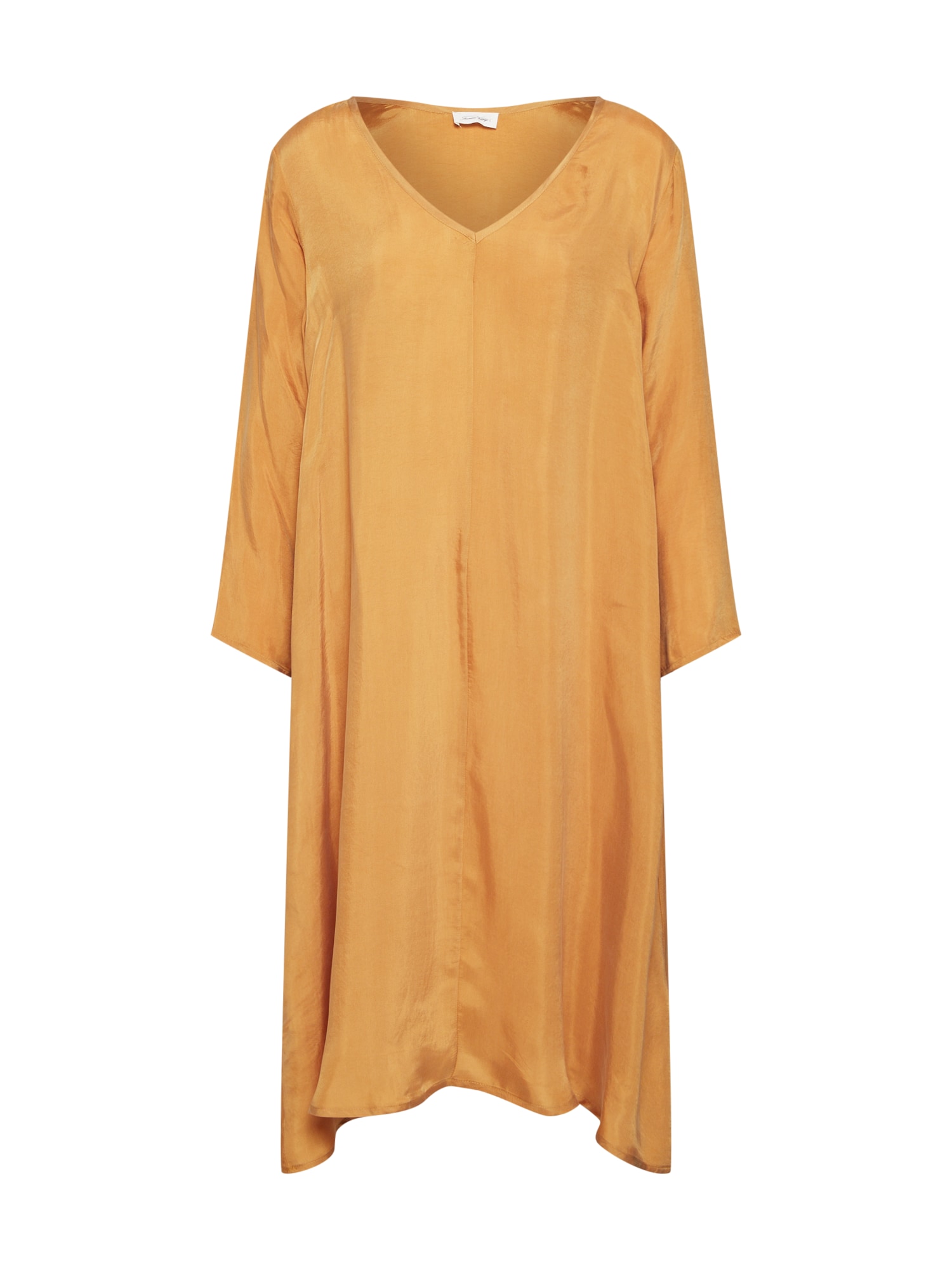 AMERICAN VINTAGE Rochie 'ROBE ML COL V' muștar