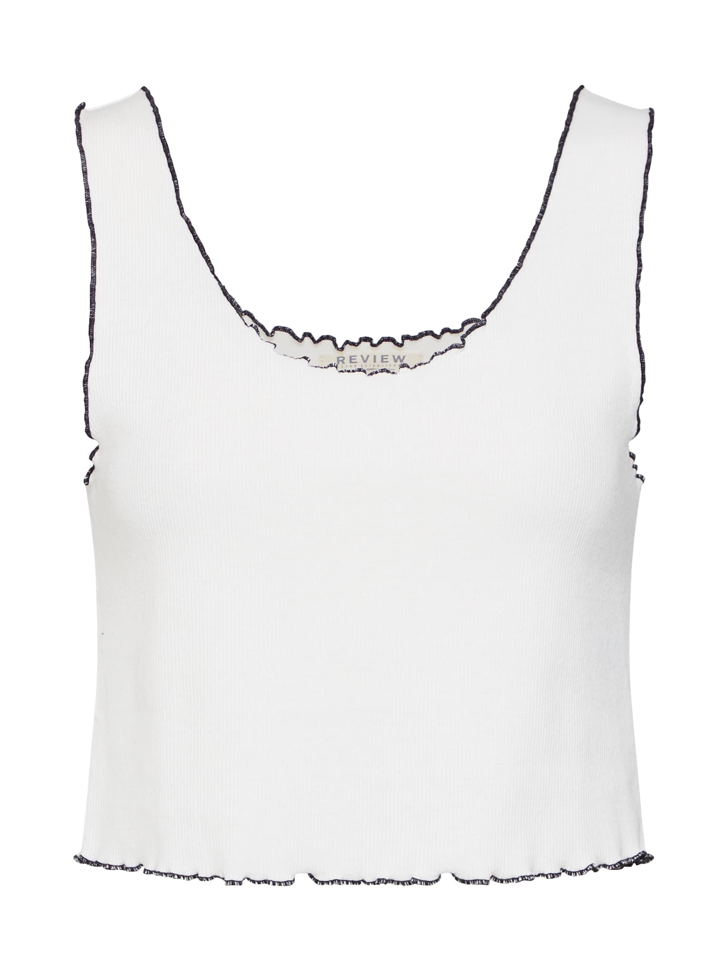 Review Top 'CROPPED TANK'  offwhite