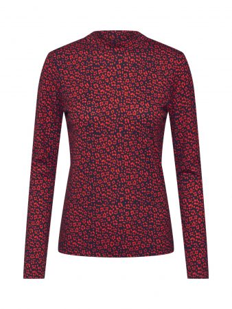 Whistles Tricou 'MINI IKAT'  negru / roșu orange