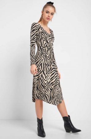 Rochie cu print animalier