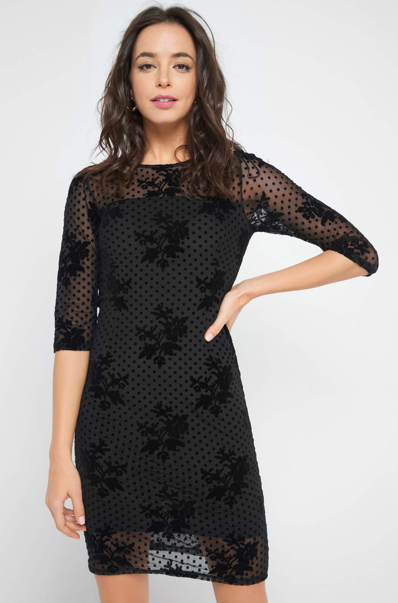 Rochie mulată cu model